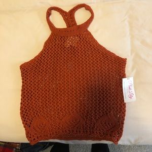 Crochet halter top